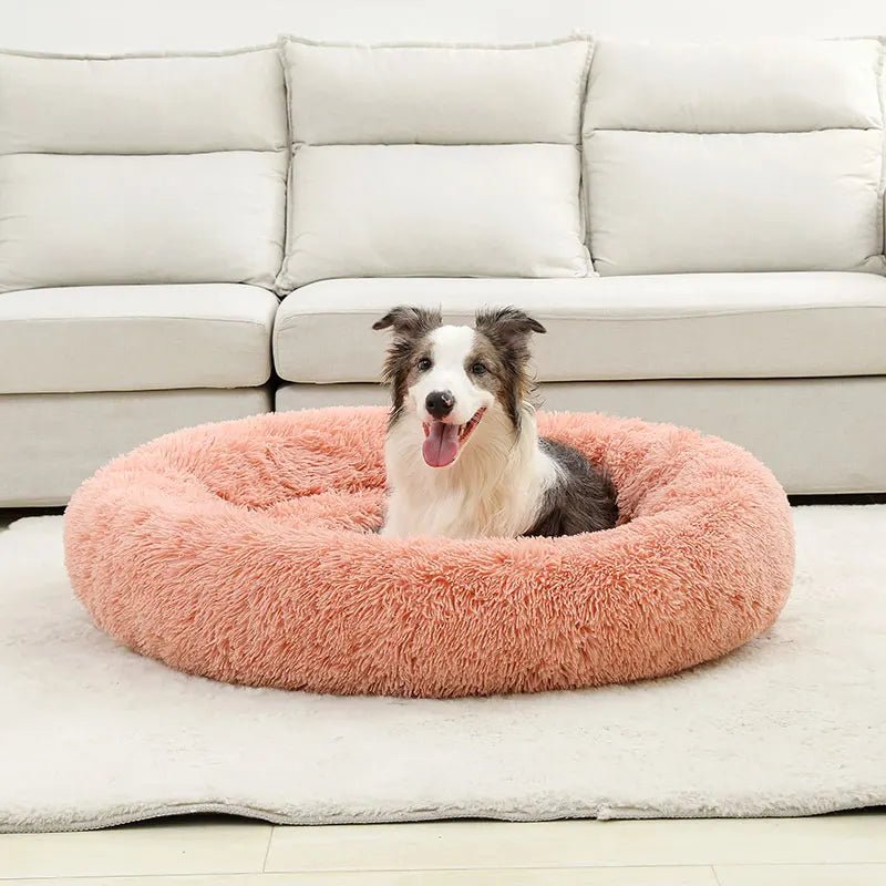 Zachte Donut Hondenmand – Pluche Hondenmand en Kattenmand - Huisdieren Slaapcomfort - Duke & Scoop