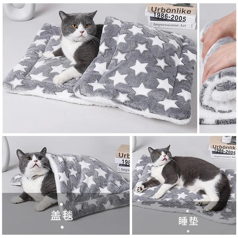 Zachte Flanellen Huisdierslaapmat – Comfortabele Hondenmand - Duke & Scoop