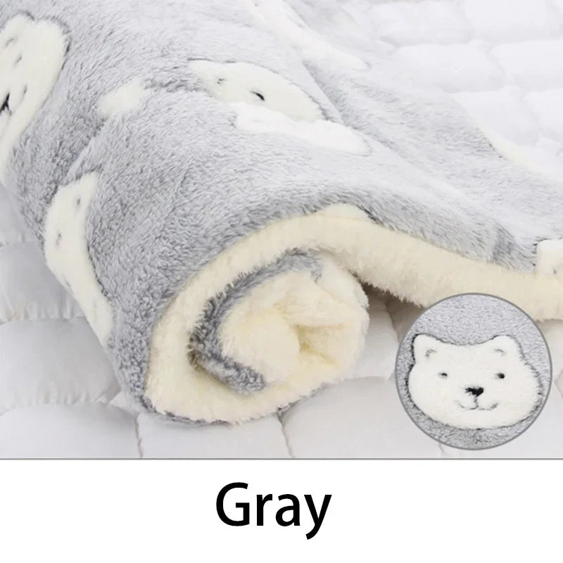 Zachte Flanellen Huisdierslaapmat – Comfortabele Hondenmand - Duke & Scoop